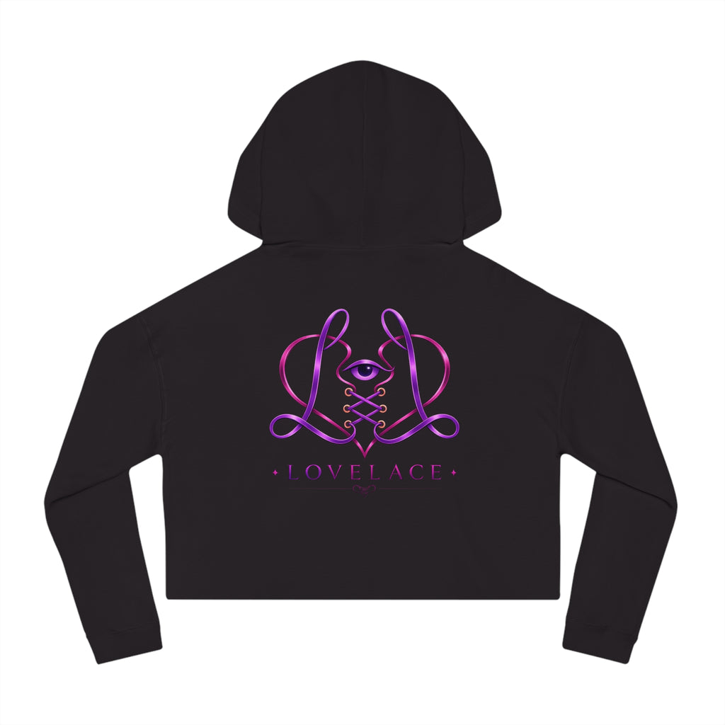LoveLace Signature Crop Hoodie | Collection 001