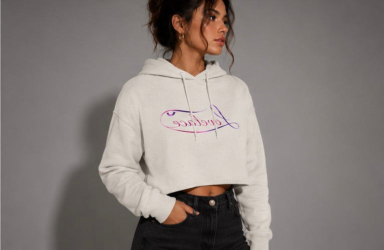 LoveLace Signature Crop Hoodie | Collection 001