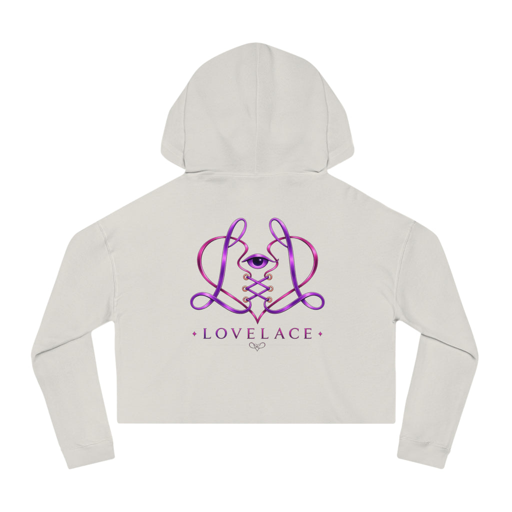 LoveLace Signature Crop Hoodie | Collection 001